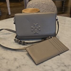 Tory Burch Gray Crossbody Bag